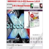 Hot Selling XDecoder 10.3 DTC Remover DTC OFF Delete obd2 scanner Software Disable Error off DTC Remover 1.8.5.0 for many Laptop