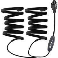 AliExpress QILEJVS 3-Gear Motorcycle Heated Hand Grips Waterproof Thermal E-bike ATV Handlebar Heater Warmer 48V 60V 72V