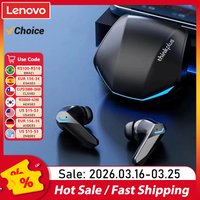 Słuchawki gamingowe Lenovo GM2 Pro Bluetooth 5.3 Sportowe słuchawki douszne z podwójnym trybem HD Call Noise Reduction i mikrofonem do muzyki