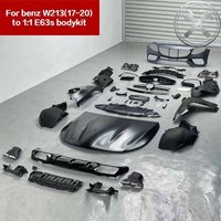 E Class W213 2016-2020 Modification Facelift 1:1 Sport Style Full Bodykit Front Rear Bumper Mod Parts