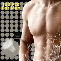 Polyester Invisible Disposable Nipple Covers For Men Waterproof Breathable Anti-Bump For Running Sports And Daily Wear