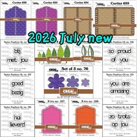 2026 July new Metal Cutting Dies New Arrival DIY Molds Scrapbooking Paper Making Die Cuts Crafts Template Handmade Decoration
