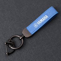 Car Zinc Alloy Key Ring Suede Leather Emblem Keychain For Tmax MT07 FZ07 MT09 FZ09 FJ09 MT03 MT25 MT10 FZ10 XMAX Tracer