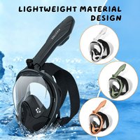 XIAOTREE New Underwater Diving Anti-Fog Full-Face Snorkeling Mask, Snorkel Breathing Mask, Safe and Waterproof