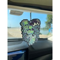 Death Funeral/Hilton Fresh Scent Five-Star Unisex Car Perfume and Non-Toxic Air Freshener | Natural Essential Oils and Aromatherapy Scent Tablets (Noroili/Grapefruit/Cedar) | Hanging Type and