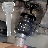 Anti-scald Automotive Oil Filter Removal Tool Plastic Funnel Oil Change Part Leak Proof Design Multifunctional Car Repair Aid