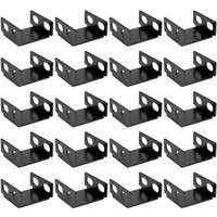 10 Pairs Computer Cooling Fan Connection Buckle C-shaped Parallel Bracket 12cm-14cm Chassis Fans Fixing Connection Rack 896C