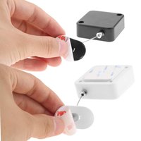 6.5Ft TV Remote Control Tether Telescopic Security Cable Anti-Theft Antiloss Pull-out Wire Box Automatic Retractable Safety Lock image 4