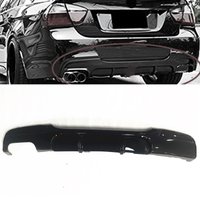 Rear Bumper Diffuser Lip Splitter Spoiler For BMW 3 Series E90 E91 M Sport 318i 320i 325i 328i 330i 335i Sedan 4-Door 2005-2012