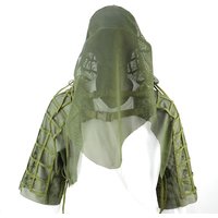 Ghillie Suit Fundation with Face Mask, Viper Hood with Face Mask,Tactical Sniper Coat, Hunting Suit, Camouflage Clothes