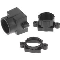5pcs M12 Lens Base 18mm Mounting Hole Spacing 6mm 8.5/10/12/13mm High Plastic Lens Holder PCB Board Module Lens Mount Connector