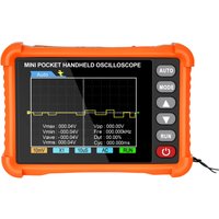 HoldPeak 500kHz 2.5MS/s Pocket Digital Oscilloscope, AUTO Trigger, ±400V AC/DC, USB Rechargeable, for Repair
