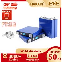 EVE 3.2V 50Ah LF50F Original A Grade Brand New Cell 4-16PCS For DIY Solar Energy System Outdoor Power Supply Marine