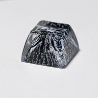 1pc personality Artisan Resin Snowy Mountain Keycaps For Cross-axis Mechanical Gaming Keyboard GK64 Custom ESC Key Gift For PC