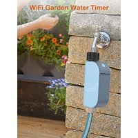 Tuya WiFi Automatic Water Timer Outdoor Smart Sprinkler Irrigation Remote Garden Irrigation Watering Valve System Alexa Google