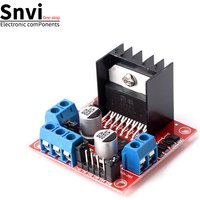 Snvi L298N DC Motor Driver Module Dual H Bridge Controller Board Stepper Motor Driver for Arduino Smart Car Robot