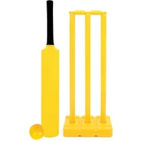 Wholesale Heavy Plastic Cricket Large Stumps Set Beginner Promotional Cricket Bat Kit Promotional Plastic Cricket for Outdoor