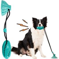 Dog Chewing Toys And Suction Cups, Puppy Training For Food Distribution Toothbrushes, Pet Teeth Cleaning Rope Toys