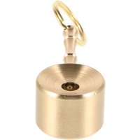Brass Hunting Whistle Soundproof Outdoor Survival Bird Training Whistle Keychain Pendant Clear Crisp Tone Noise Reduction Golden