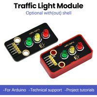 Keyestudio Traffic Light Module For Arduino Optional With/without Shell Compatible With Lego Connect To Arduino Board