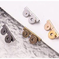 20pcs Seamless Metal Magnetic Buckles No Sewing Required Pocket Clip Purse Closure Bag Snap Accessories Magnetic Buckle