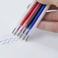 10Pcs Thick High-Temperature Disappearing Pen Refills Erasable Marker Pens Line Marking DIY Sewing PU Leather Mark Sewing Tool