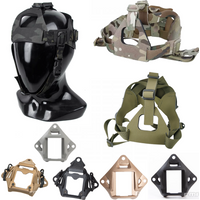 TMC Hunting Headworn Lightweight Camera Head Mounting Bracket Night Vision NVG Frame Camera Head Bracket W/ Helmet shroud