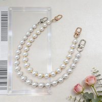 Party small gift retro imitation pearl phone chain crossbody bag keychain pearl chain DIY bracelet accessories