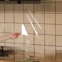 Kitchen Waterproof and Oil Proof High Temperature Sticker Invisible Transparent Adhesive Free Self-adhesive