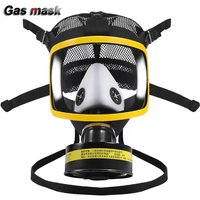 High Quality Full Face Gas Mask Respirator Toxic Gas Filtering For Painting Pesticide Spraying Work Safety chemistry respirator