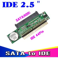 Sata To IDE 2.5 Sata Female To 2.5 Inch IDE Male 44 Pin Port 1.5Gbs Support ATA 133 100 HDD CD DVD Adapter