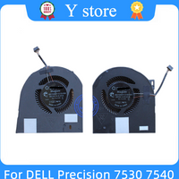 Y Store New CPU GPU Cooler Fan Heatsink For DELL Precision 7530 7540 AT26J007ZAL MG75090V1-C160-S9A MG75090V1-C170-S9A Radiator
