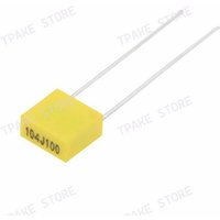 Correction Capacitor 104J100 100nJ100 100V 0.1UF Lead Pitch 5mm Polypropylene Safety Plastic Film Capacitance