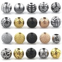 4pcs Stainless Steel Small Hole 6/8mm Round Beads Loose Spacer Charms for Beaded Bracelets DIY Jewelry Making Accessories