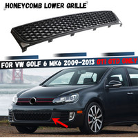 For Volkswagen VW Golf 6 MK6 VI GTI GTD 2009-2013 Car Front Bumper Lower Grille Honeycomb Mesh Racing Grills