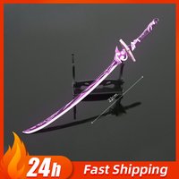 22cm/8.66in Genshin Impact Game Peripherals Thor Thoughtless Slash Keychain Samurai Sword Metal Weapon Model Toy Craft Ornaments