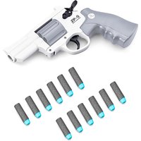 ZP5 Revolver Pistol Launcher Shooting Games Gifts For Kids Boys Safe Toy Gun Dropshipping