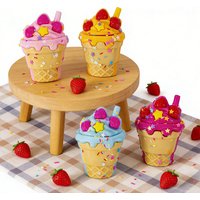 Strawberry Ice Cream Squishy Stress Relief Toy Cute Sweet Treat Squeeze Gift
