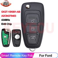 KEYECU GK2T-15K601-AB A2C94379403 For Ford Tourne Transit Transit Custom 2016 2017 2018 2019 2020 Key Remote 433MHz ID49 Chip