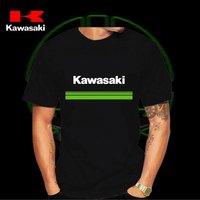 AliExpress Hot Selling Kawasaki Motorcycle T-Shirt 2026 Summer New Arrivals Motorcycle Jersey Outdoor Training Men's Cycling Apparel Tops