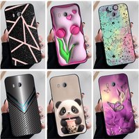 For HTC U11 Plus U12 Life Phone Case Lovely Panda Cartoon Painting Bumper Soft Siliocne Coque For HTC U 11 Plus U11Plus Capa