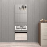 Self Adhesive Acrylic Mirror Flexible Waterproof Stickers Tiles for Art Door Wardrobe Wall Bathroom Decor Home Mirror Decal