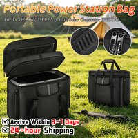 Carrying Case Portable Power Station Bag Storage Case Anti-drop with Shoulder Strap & Handle for Ecoflow Delta 3 Plus