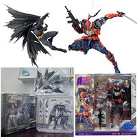 Revoltech Figure Yamaguchi Deathstroket Bruce Wayne Action Figure Model Toys Joint Movable Doll Christmas Present For Kids
