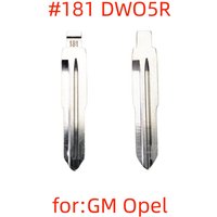 Keychannel 10pcs 181# KD Key Blade DWO5R Key Metal Flip Key Blank Spare Key for Xhorse VVDI KD Remote for GM Chevrolet Opel