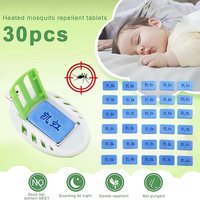 Mosquito Repellent Tablet Insect Anti Mosquito Scented Pest Repeller No Toxic General Mosquito Heater Mat Refills 30PCS