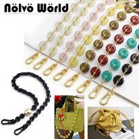 1/2/5pcs Donut Chain Design Metal Links Replaceable Shoulder Bag For Puzzle Decorative Hanging Chain Bag Alloy Strap Accessories