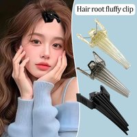 Korean Style Hair Volumizer Clip for Crown & Bangs, Volumizing Tool, Invisible Hair Styling Accessories for Daily Use