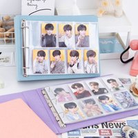 7members Group 7grid/ 8grid Photocard Holder Kpop Binder Wide Photo Card Collect Book D Ring Photo Album Korean ํฌ์นด ๋ฐ์ธ๋