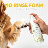 Pet Dry Shampoo Foam for Cats & Dogs, 60ml Waterless Bath-Free Grooming Cleanser for Puppies, Kittens & Pets